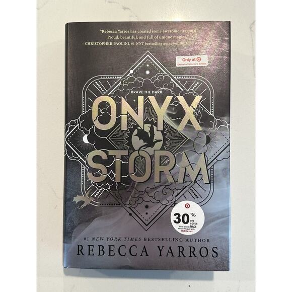 Onyx Storm Rebecca Yarros Target Exclusive Limited Edition Hardcover New W/PIN - Picture 3 of 13